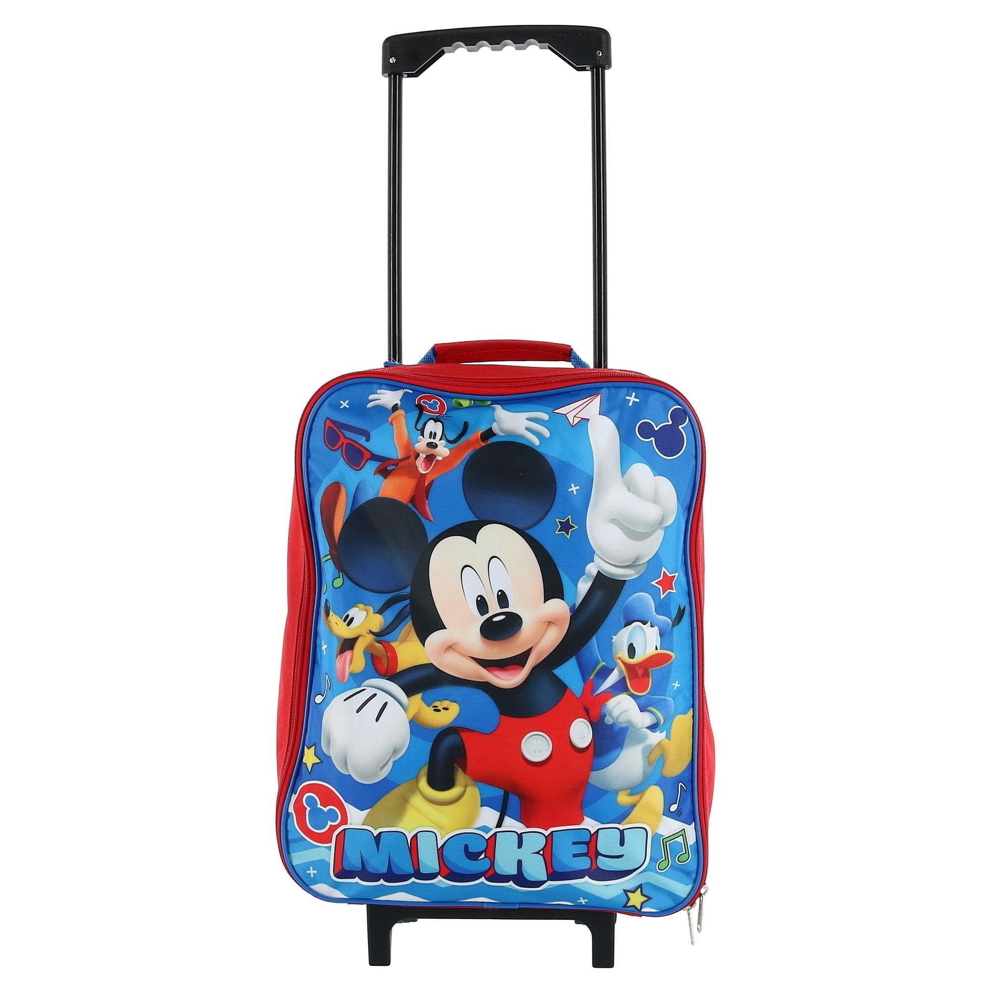 mickey mouse rolling luggage