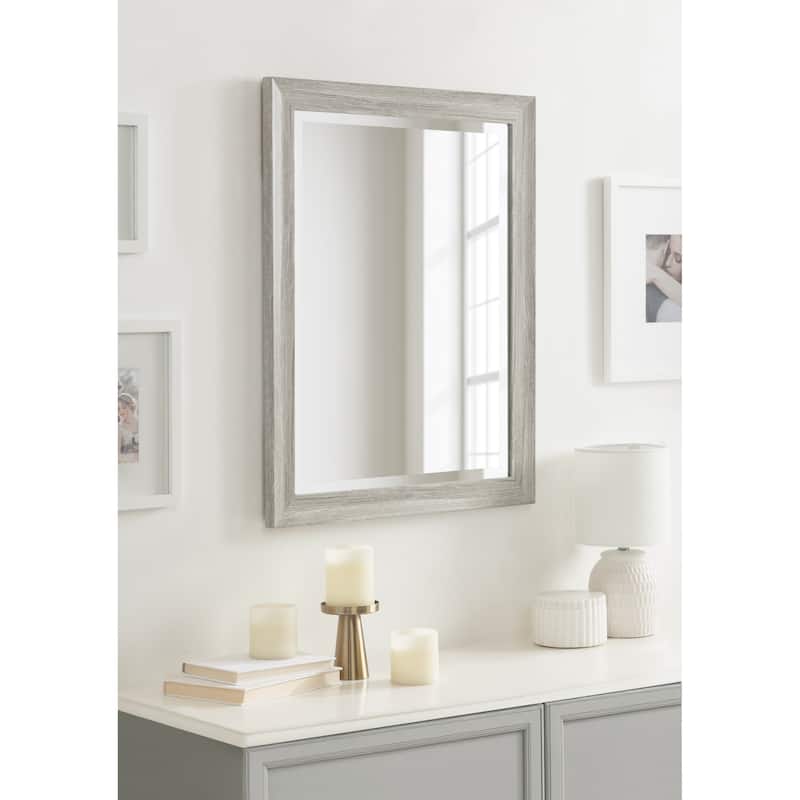 Kate and Laurel Dalphia Rectangle Bathroom Wall Mirror