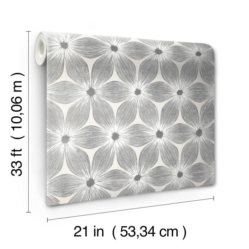 Sall, Everlasting Wallpaper, 21 in x 33 ft = 57.7 sq ft, Wallpaper Roll