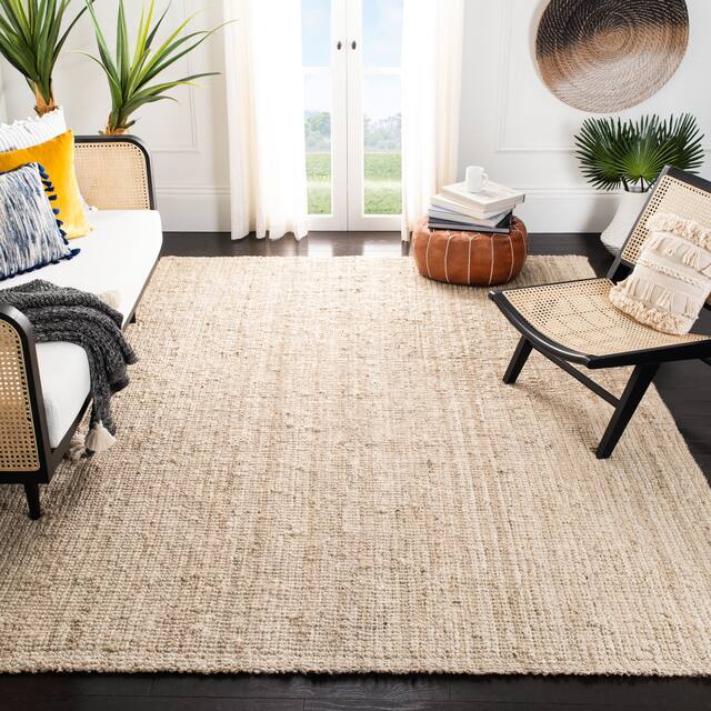 SAFAVIEH Handmade Natural Fiber Bariaa Jute Rug - 10' x 14' - Ivory
