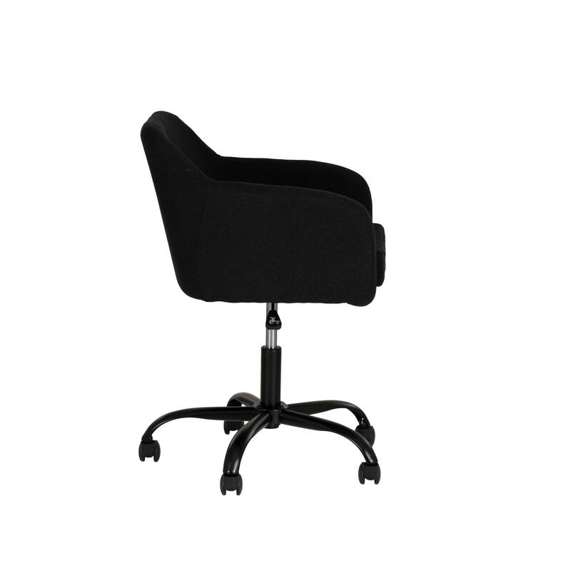 Linon Richard Sherpa Adjustable Height Office Chair