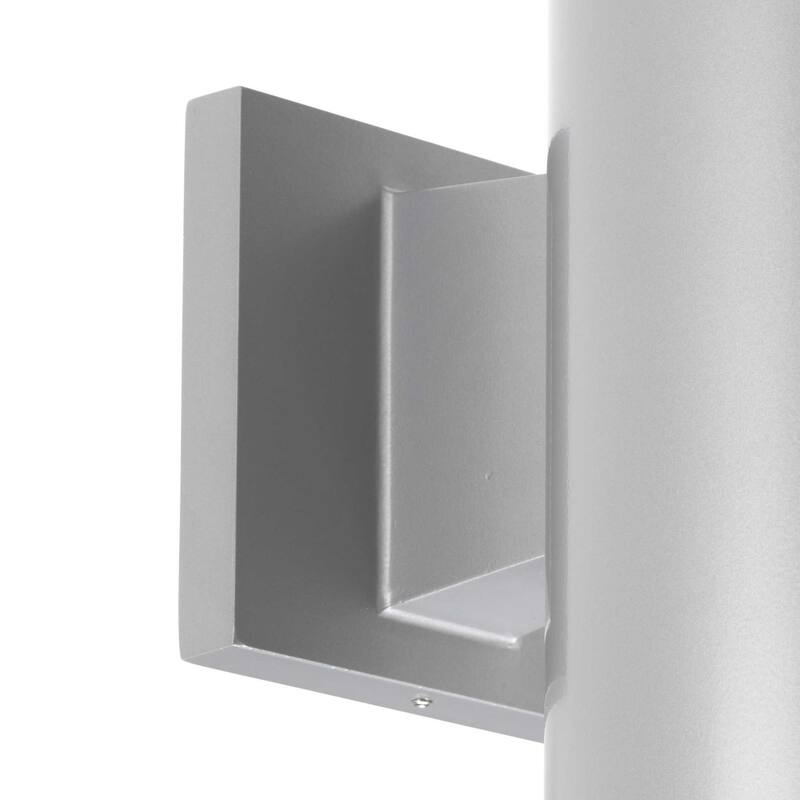 Progress Lighting Cylinder 2 Light Outdoor Wall Sconce with Metal