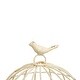 preview thumbnail 5 of 6, A&B Home Stella Cream Decorative Birdcages with Bird Finial (Set of 2)