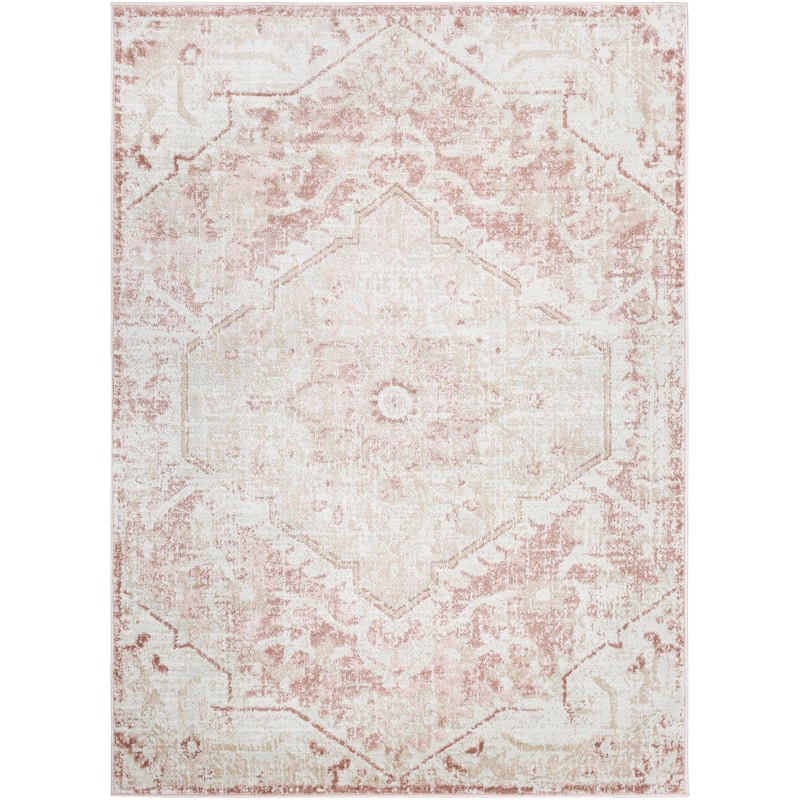 Livabliss St Tropez Updated Traditional Diamond Area Rug