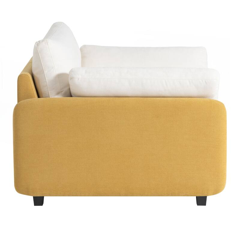 Oversized Chenille Single Sofa Chair