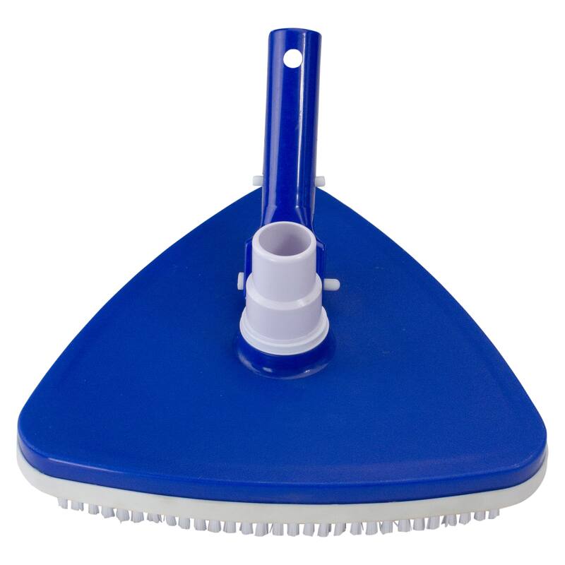 10.25" Weighted Triangular Pool Vacuum Head Swivel Cuff Bumper