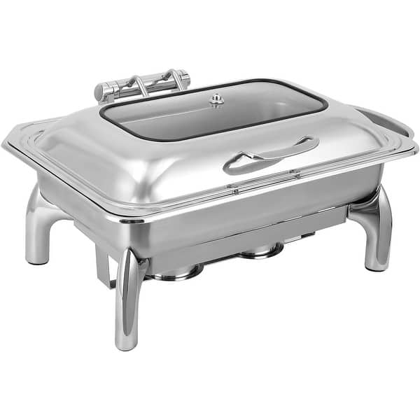 Chafing Dishes For Buffet 4 Pack, Ultrasonic Mirror Polishing Chafing