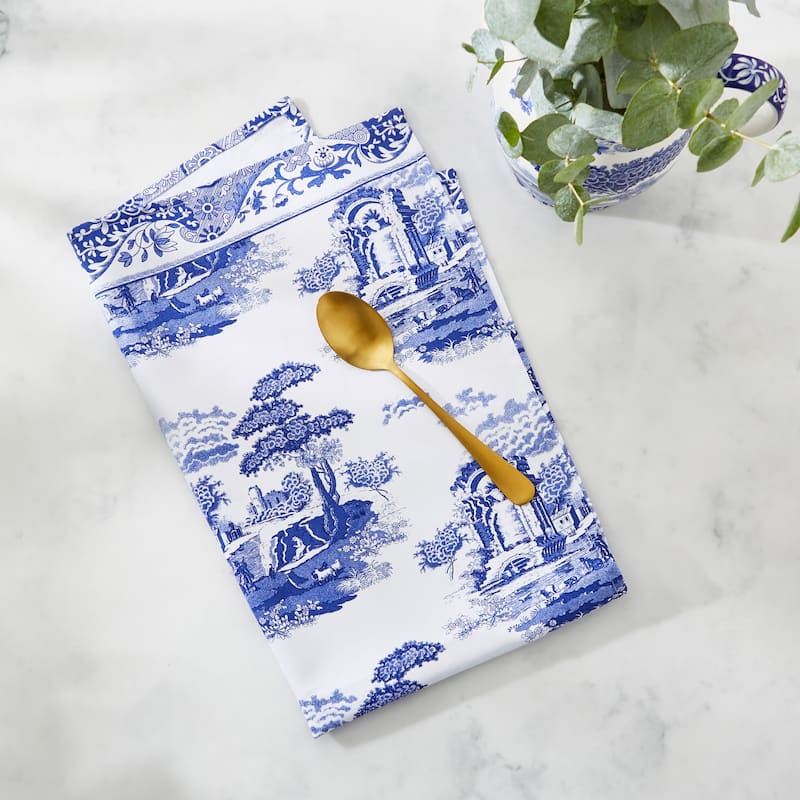 Pimpernel Blue Italian Tea Towel - 18" x 29"