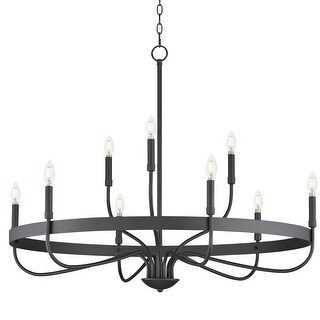 Maxim 14499 Frankie 9 Light 40" Wide Taper Candle Style Chandelier