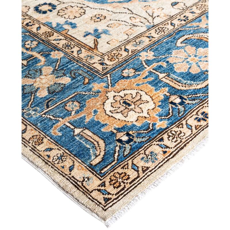 Serapi One-of-a-Kind Hand-Knotted Area Rug - Ivory - 8' 1" x 9' 11"