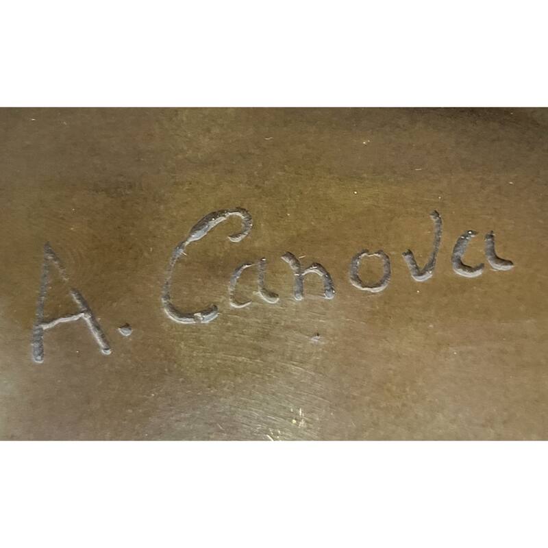 Napoleon Bonaparte Bronze Bust Sculpture Statue Figure Marble Base 9.5 Inches X 6 Inches