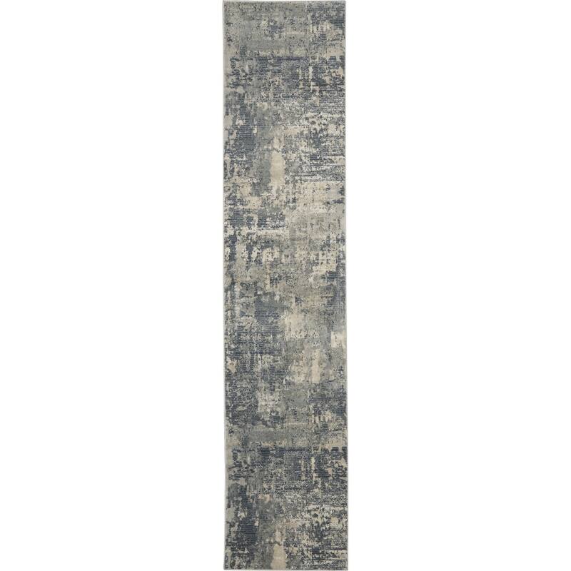 Power Loomed Abstract Modern Area Rug - 120' X '26' X '0.32