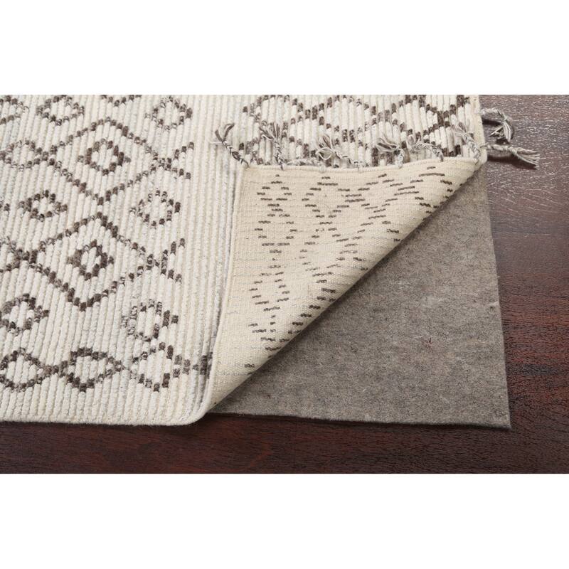 Modern Geometric Oriental Moroccan Wool Area Rug Hand-knotted - 5'0" x 7'9"