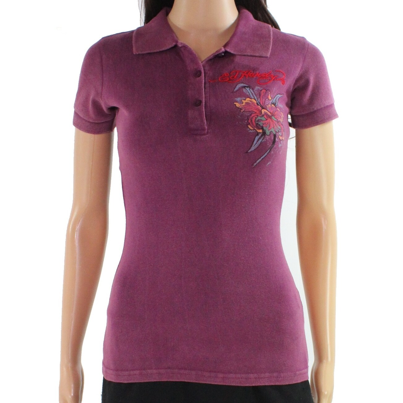 ed hardy purple shirt