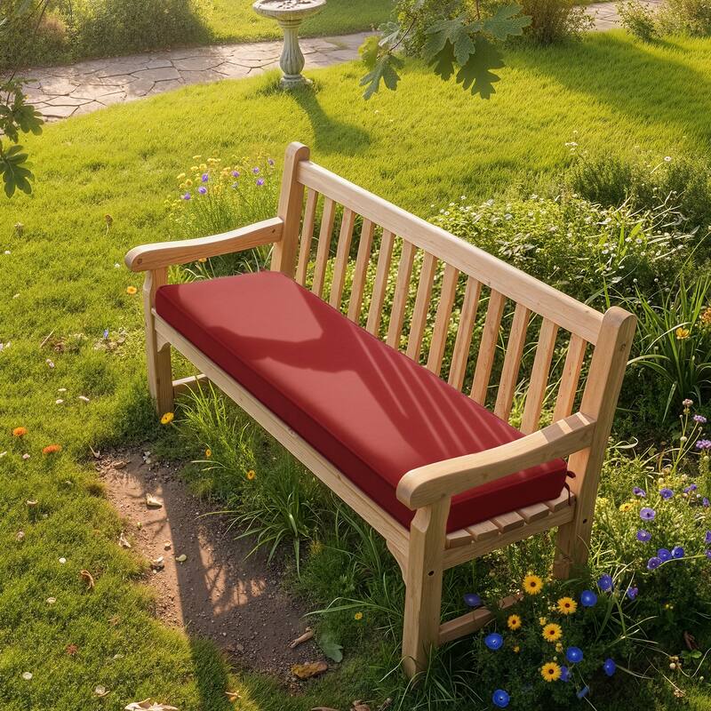 Aoodor Patio Furniture 46" x 18" x 3.1" Outdoor Bench Cushion