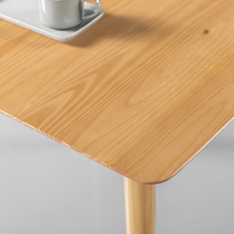 Priage by ZINUS Brown 30" Mid-Century Wood Dining Table