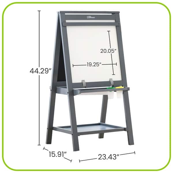 dimension image slide 2 of 3, Little Partners Folding Artist EZ Easel