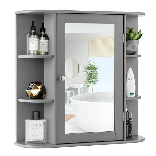 Bathroom Storage Cabinet Organizer, Mirrored Vanity Medicine Chest - On  Sale - Bed Bath & Beyond - 32007970