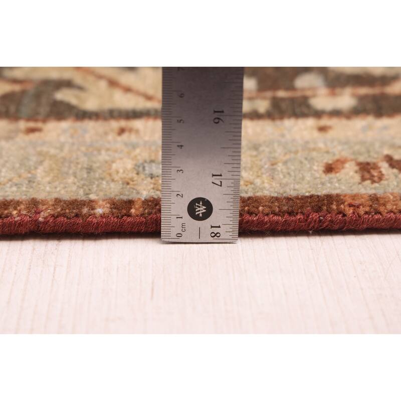 ECARPETGALLERY Hand-knotted Jamshidpour Dark Copper Wool Rug - 8'1 x 10'3