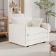 preview thumbnail 89 of 162, Cloud Chenille Upholstered Modular Sectional Sofa with DIY Combination Design White Accent Chair