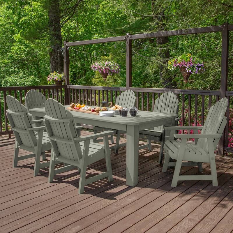 HIGHWOOD Hamilton Adirondack 7-Piece Outdoor Dining Height Set