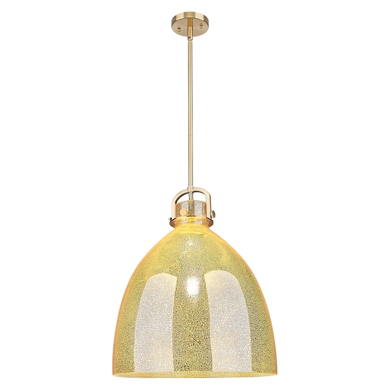 Innovations Lighting 410-1SL-G412-18ME Newton Bell 18" Wide Pendant
