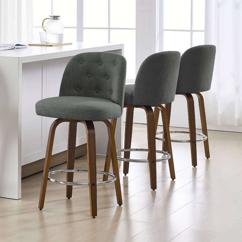 26"/29" Swivel Bar Stools/ Counter Stool with Bentwood Legs