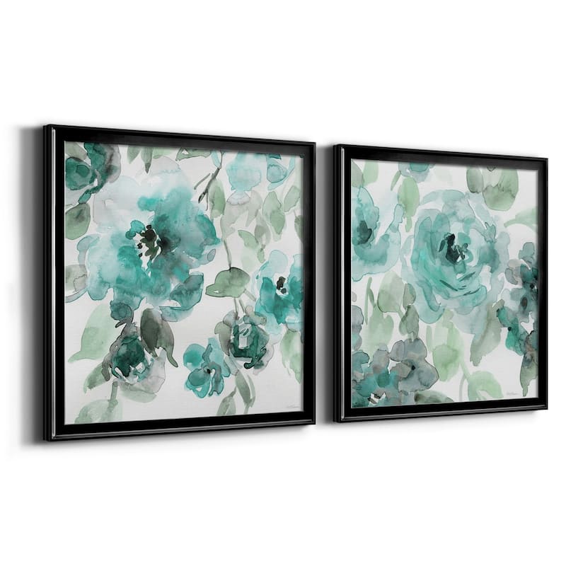 Belle's Teal I-Premium Framed Canvas - Ready to Hang - Multi-Color