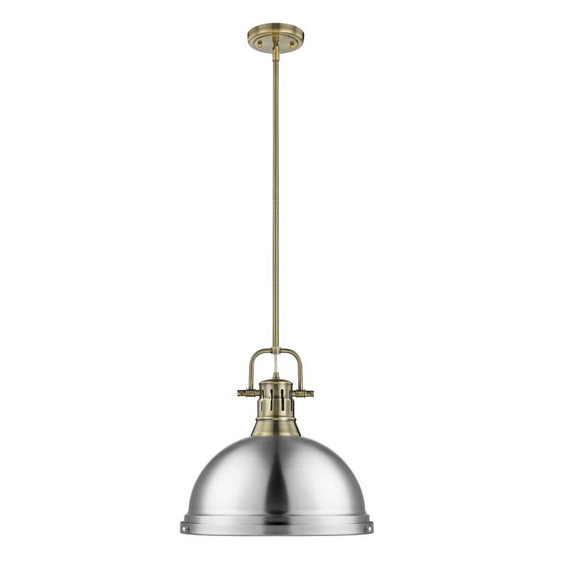Duncan 1-light Hanging Dome Pendant with Rod