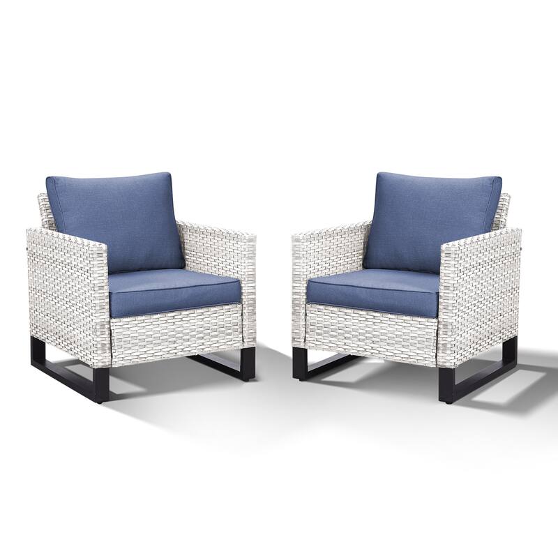 Patio Chairs Wicker Patio Dining Chairs Set of 2
