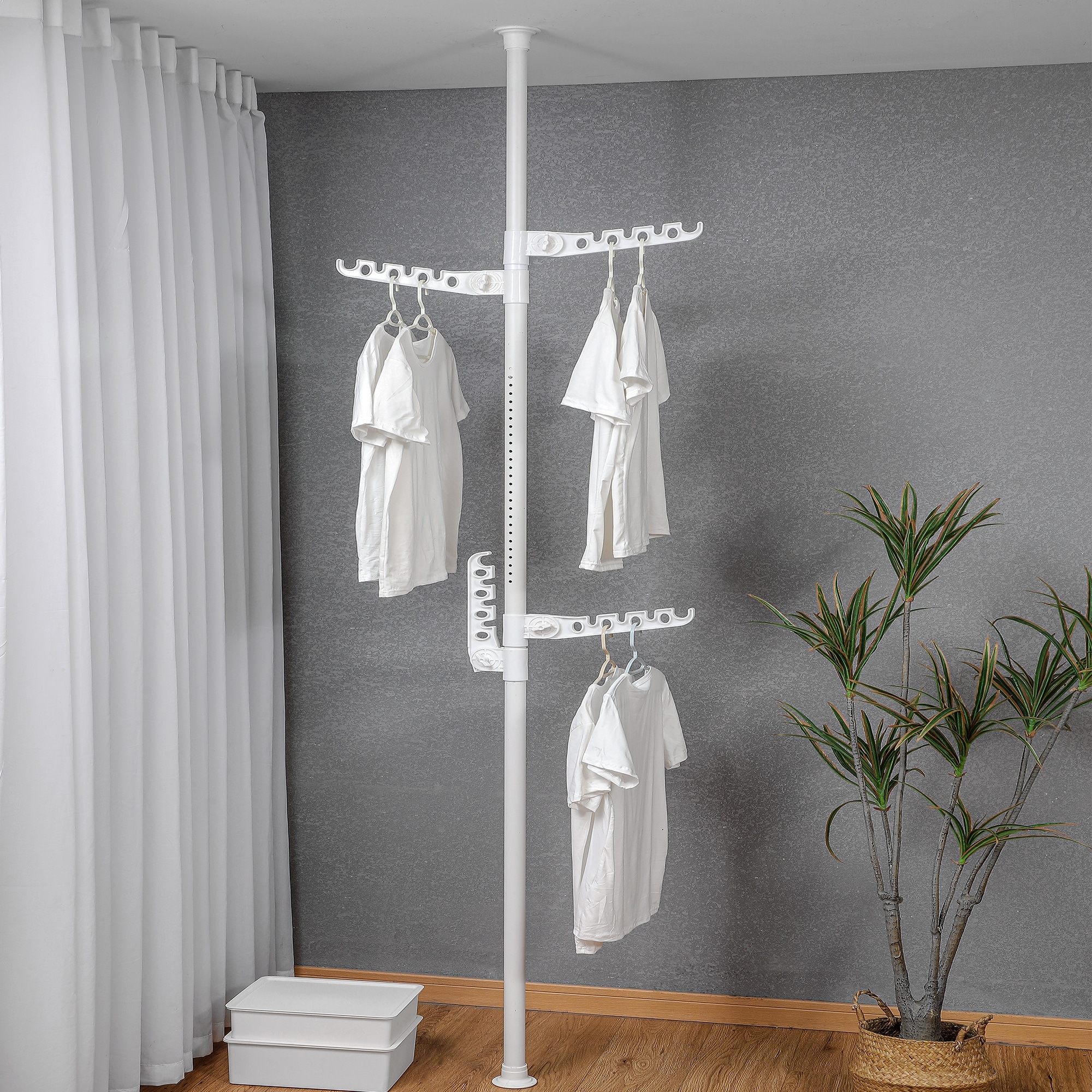 Laundry hotsell pole holder