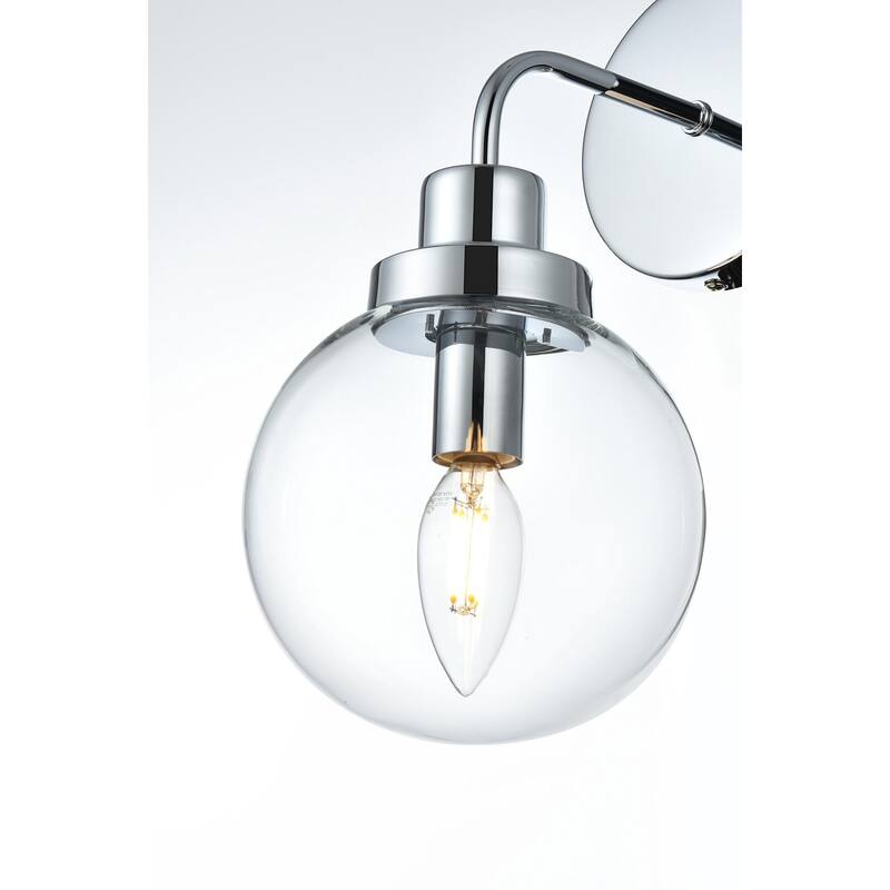 Elegant Lighting LD7031W8 Hanson 12" Tall Bathroom Sconce