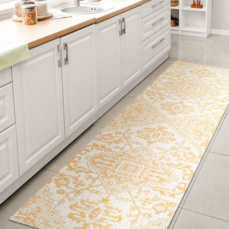 JONATHAN Y Charleston Medallion Indoor/Outdoor Area Rug