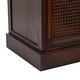preview thumbnail 7 of 56, Brown Wood Storage Bench with Upholstered Seat - 42 x 15 x 20