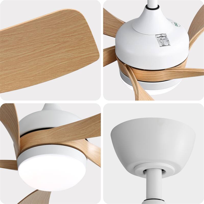 45 Inch Smart Ceiling Fan with Light