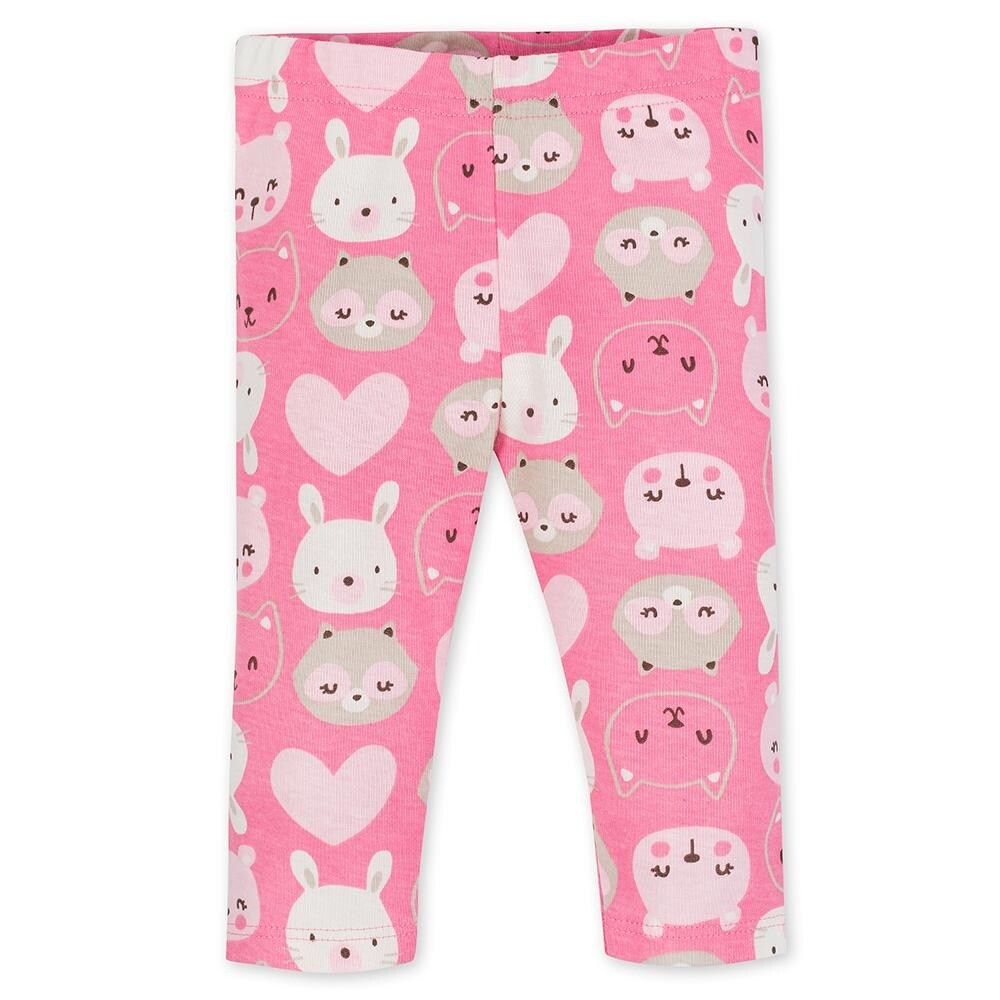 Gerber Baby Girls 3-Piece Bodysuit Legging and Cap Set