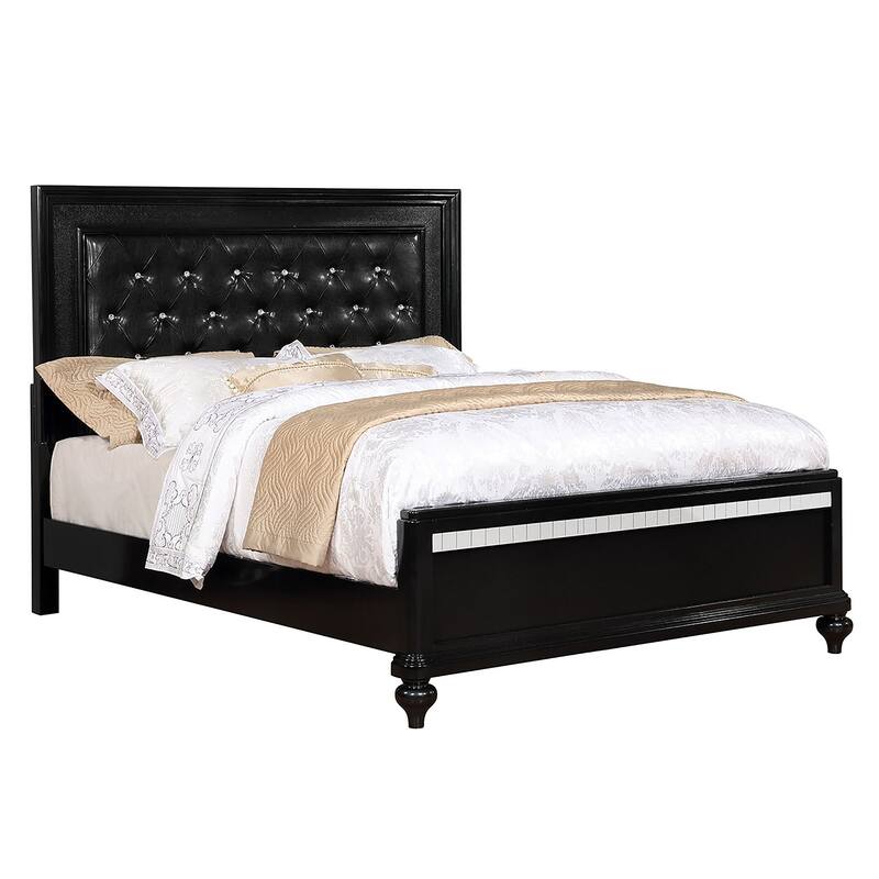 Copper Grove Dzhebel II Glam Button Tufted Panel Bed