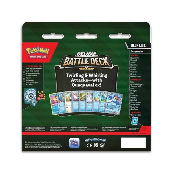 Pokemon TCG: Quaquaval ex Deluxe Battle Deck - Bed Bath & Beyond - 40895566