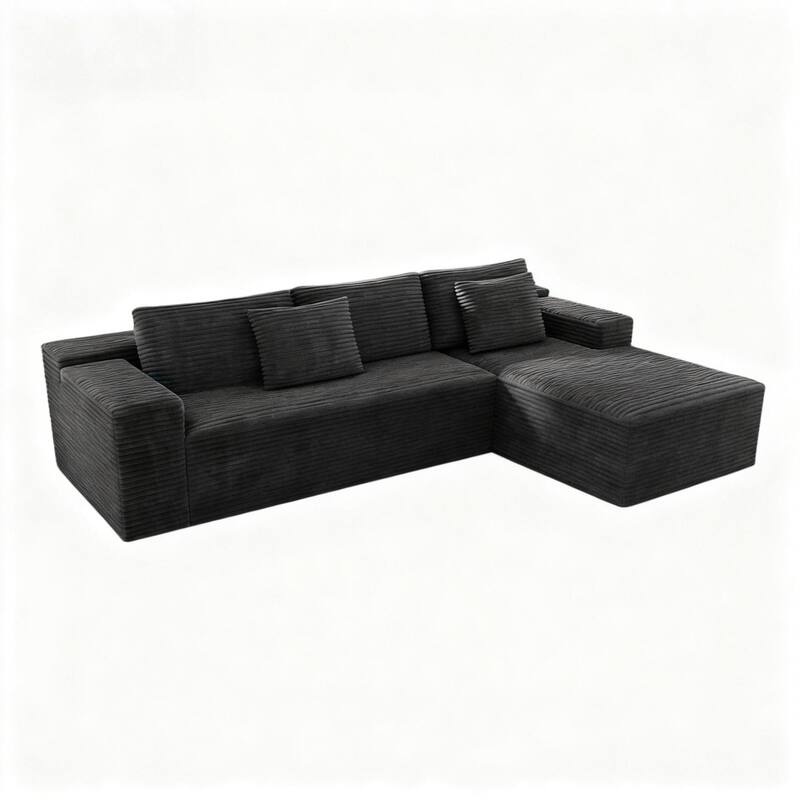 104.3" Cloud Sectional Couch with L-Shape Chaise,Modern Modular Sofa with Deep Seat, Upholstered Couches
