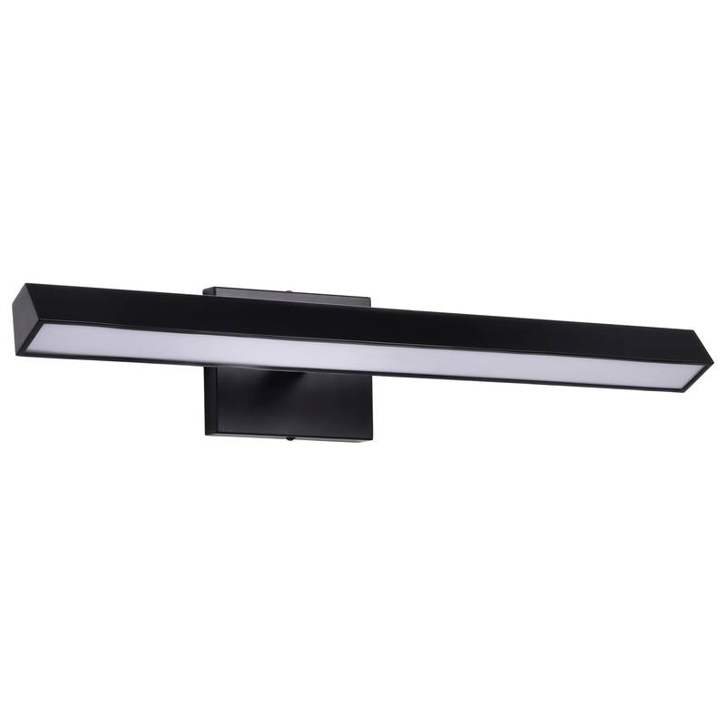 Mila 2 Foot LED Picture Light 3 CCT Selectable Black Finish Acrylic Lens