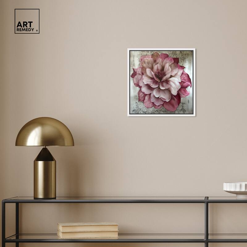Art Remedy Darla Framed Floral Fine 1 Piece Canvas Wall Art