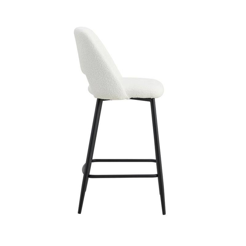 Prescott Boucle Counter Stools (Set Of 2) Boucle Upholstered