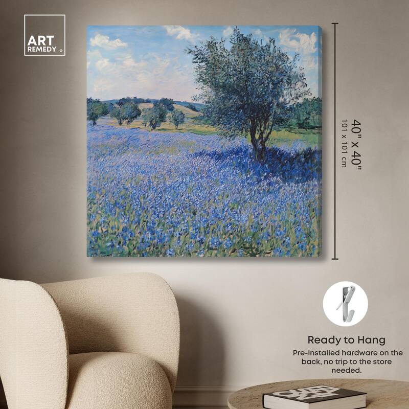 Bluebonnet Meadow II Canvas by Art Remedy, Gallery Wrapped