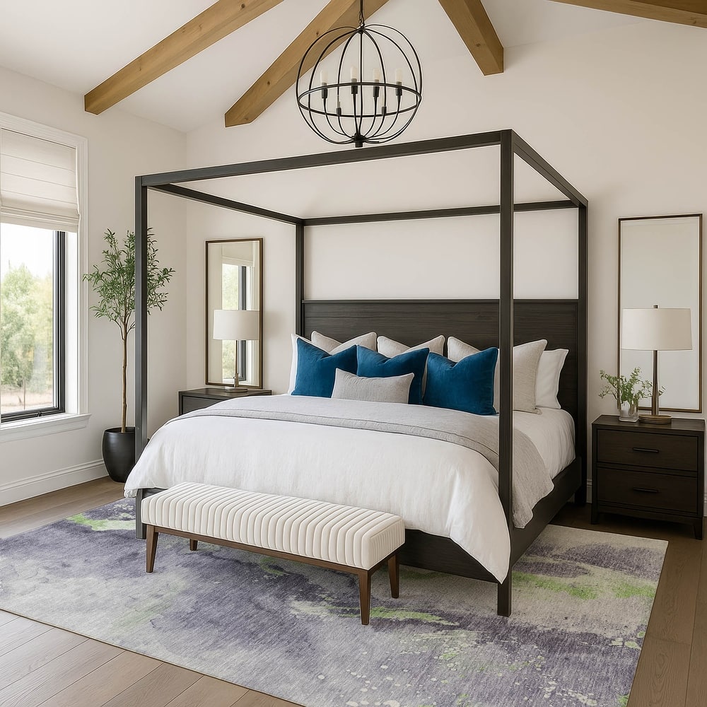 Premium Washable Super Soft Glam Chic Mayfield Rug