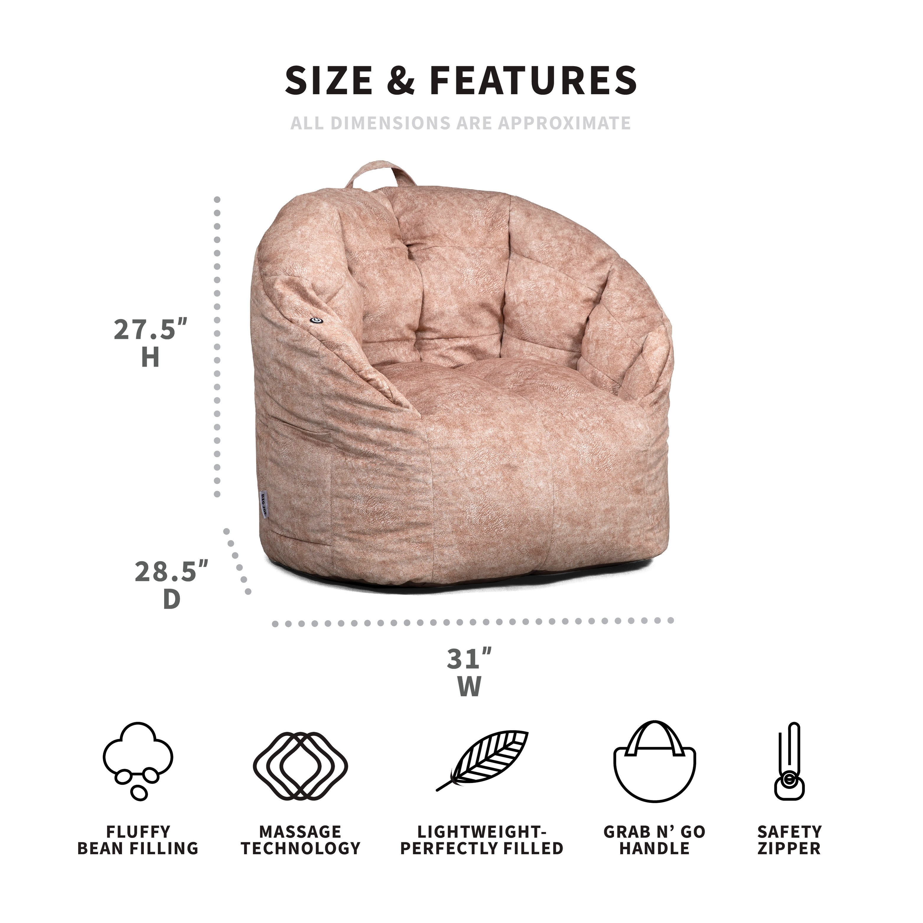 Big joe aloha bean bag chair sales
