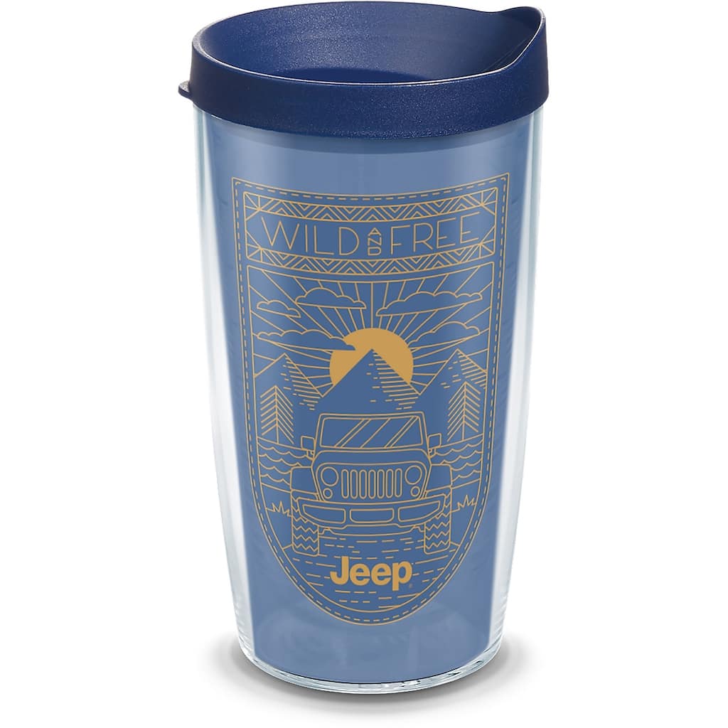 Tervis Jeep Wild and Free Made in USA Double Walled Insulated Travel Tumbler, Classic
