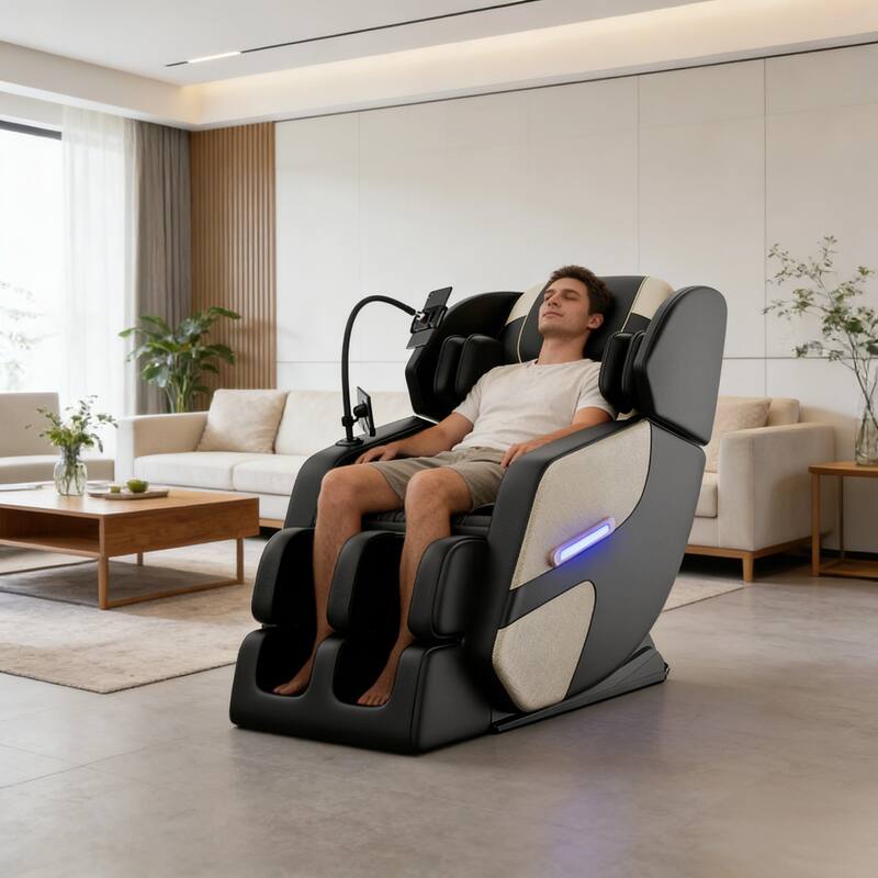 GDFStudio - Enid Massage Chair Recliner with Zero Gravity & Full Body Air Pressure