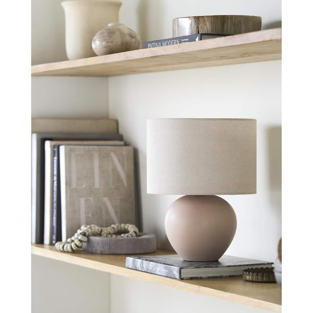 Livabliss Elio Modern Accent Table Lamp - 13"H x 10"W x 10"D