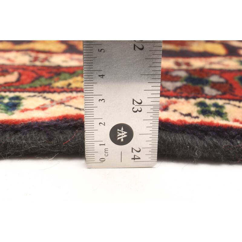 ECARPETGALLERY Hand-knotted Anadol Dark Navy Wool Rug - 2'8 x 10'2