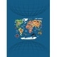 preview thumbnail 6 of 7, World Map 3 Piece Quilt Set-Twin XL Bedding & 2 Pillow Shams by Hastings Home